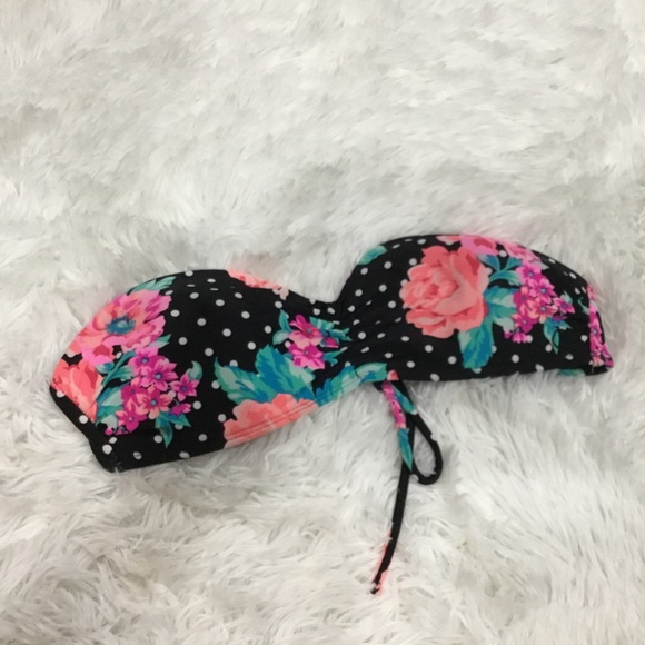 OP Other - Strapless Floral Bikini Top